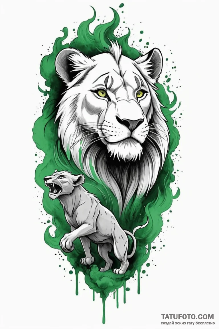 A graphic novel style tattoo of scar from the... - эскиз тату (№1750724007_1, 24.06.2025 00:13) — Tatufoto.com