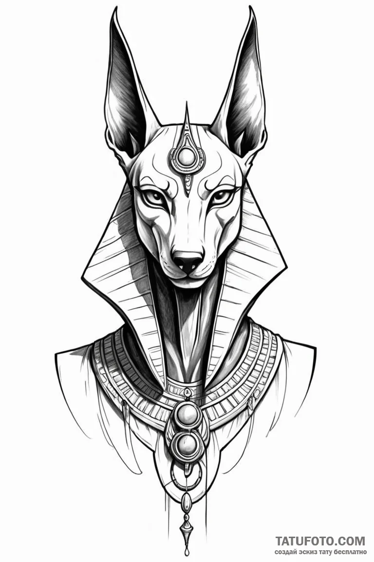 Anubis - эскиз тату (№1750732806_1, 24.06.2025 02:40) — Tatufoto.com