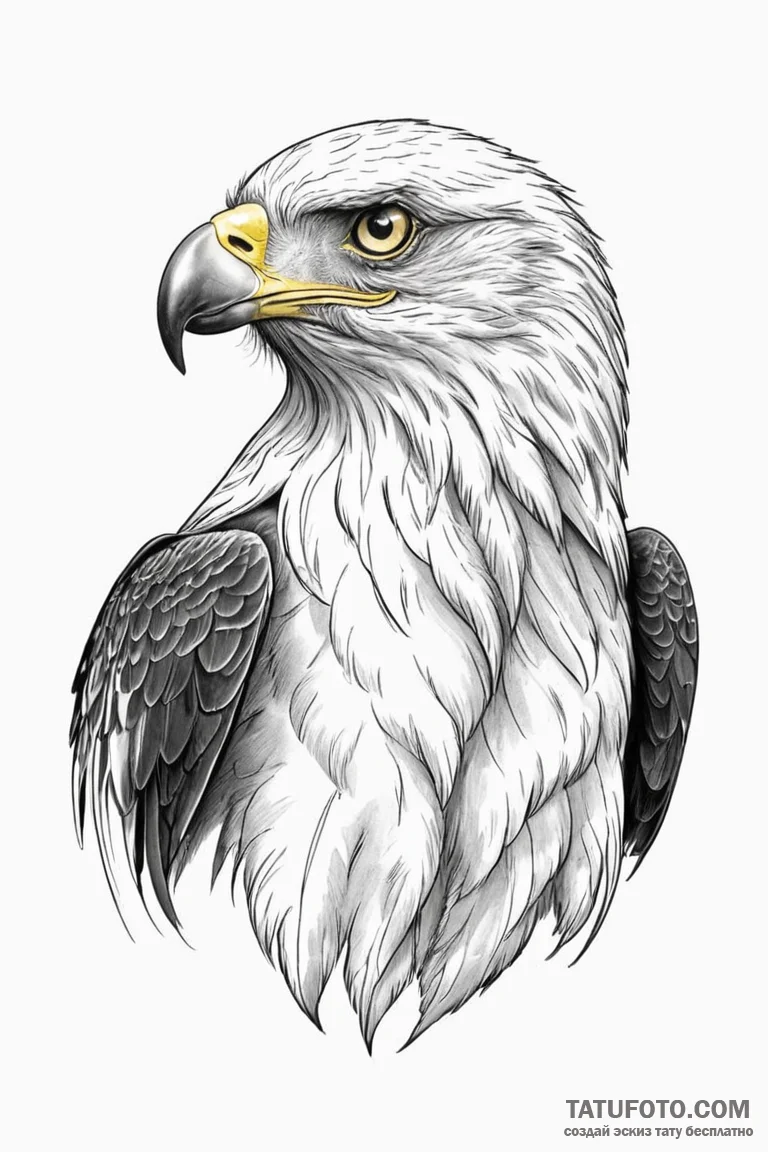 Golden eagle - эскиз тату (№1750734853_1, 24.06.2025 03:14) — Tatufoto.com