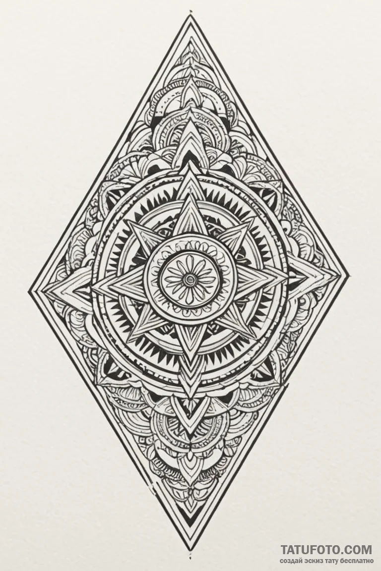 Triangle, impossible penrose style, tattoo li... - эскиз тату (№1750749868_1, 24.06.2025 07:24) — Tatufoto.com