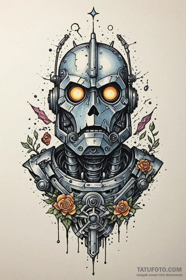 The iron giant, tattoo line art, new school t... - эскиз тату (№1750763699_0, 24.06.2025 11:14) — Tatufoto.com