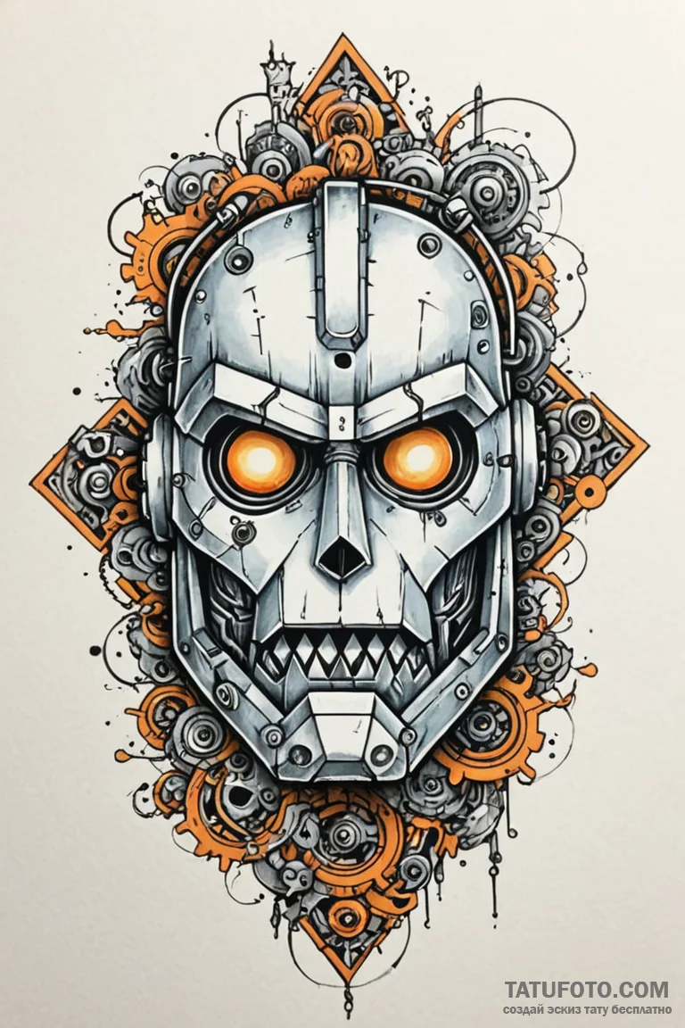 The iron giant, tattoo line art, new school t... - эскиз тату (№1750763699_1, 24.06.2025 11:14) — Tatufoto.com