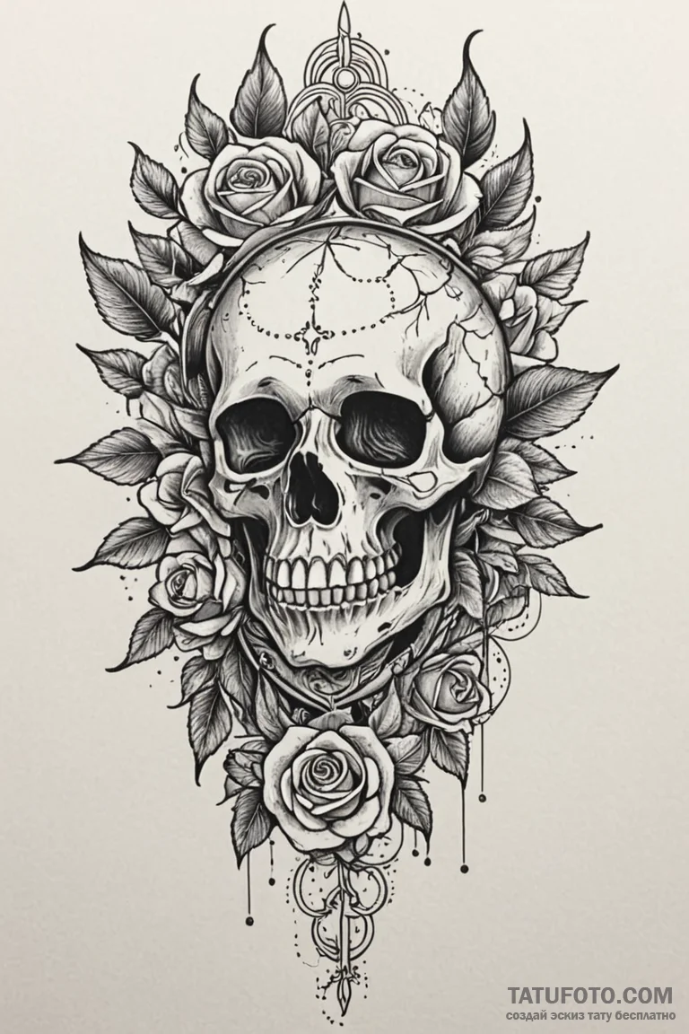 Eclipse blade bound in roots, concept art for... - эскиз тату (№1750763779_0, 24.06.2025 11:16) — Tatufoto.com