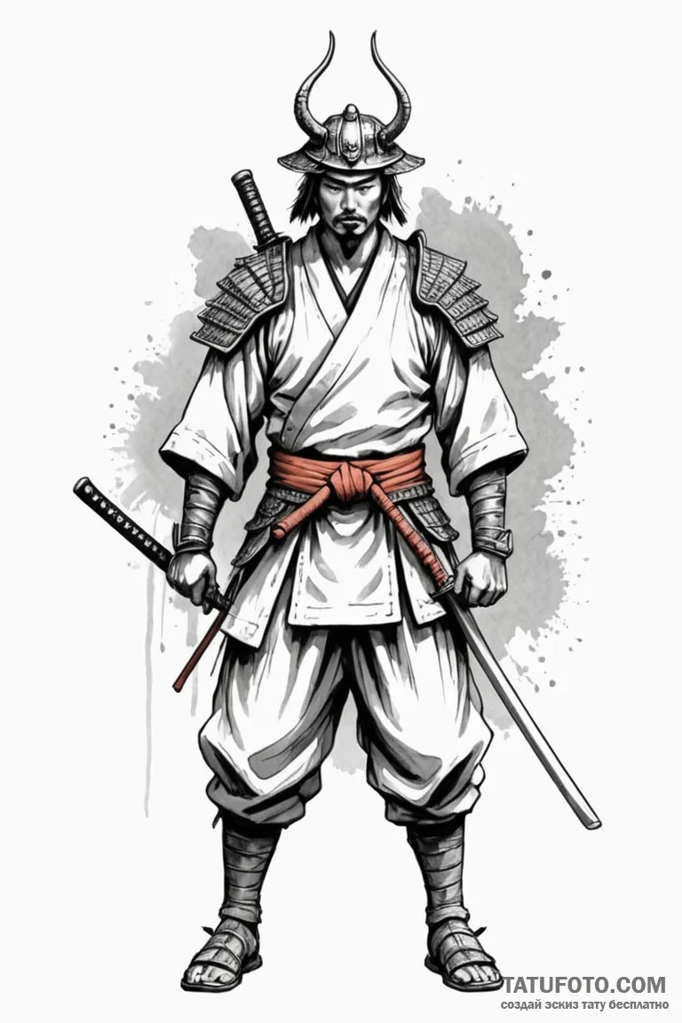 Samurai - эскиз тату (№1750778926_1, 24.06.2025 15:28) — Tatufoto.com