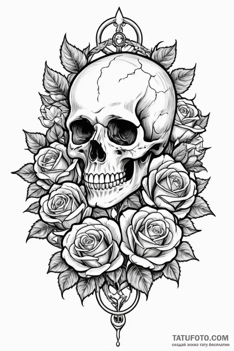 Y, tattoo flash sheet design, muted color pal... - эскиз тату (№1750781146_1, 24.06.2025 16:05) — Tatufoto.com
