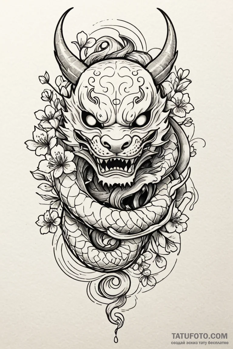 Bone mask stitched with wire, tattoo flash sh... - эскиз тату (№1750783765_0, 24.06.2025 16:49) — Tatufoto.com