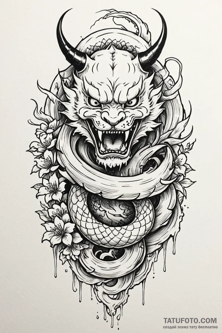 Broken fangs dripping venom, tattoo line art,... - эскиз тату (№1750805940_1, 24.06.2025 22:59) — Tatufoto.com