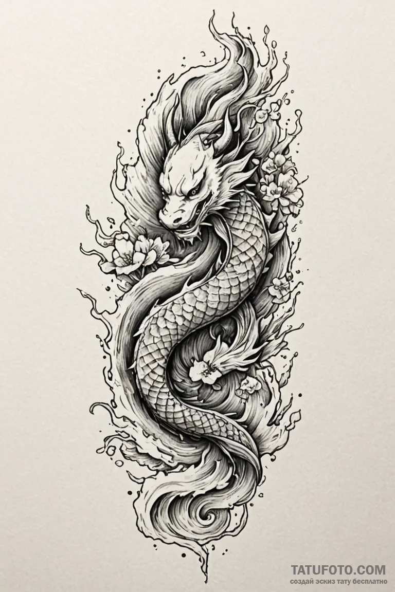 Black water flowing from eyes, tattoo line ar... - эскиз тату (№1750810703_0, 25.06.2025 00:18) — Tatufoto.com