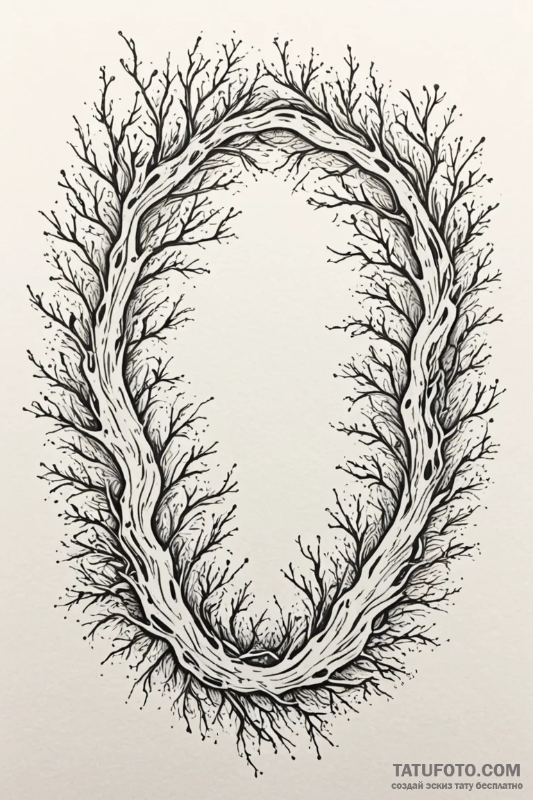 Dendritic patterns of a river delta, glowing... - эскиз тату (№1750846181_0, 25.06.2025 10:09) — Tatufoto.com