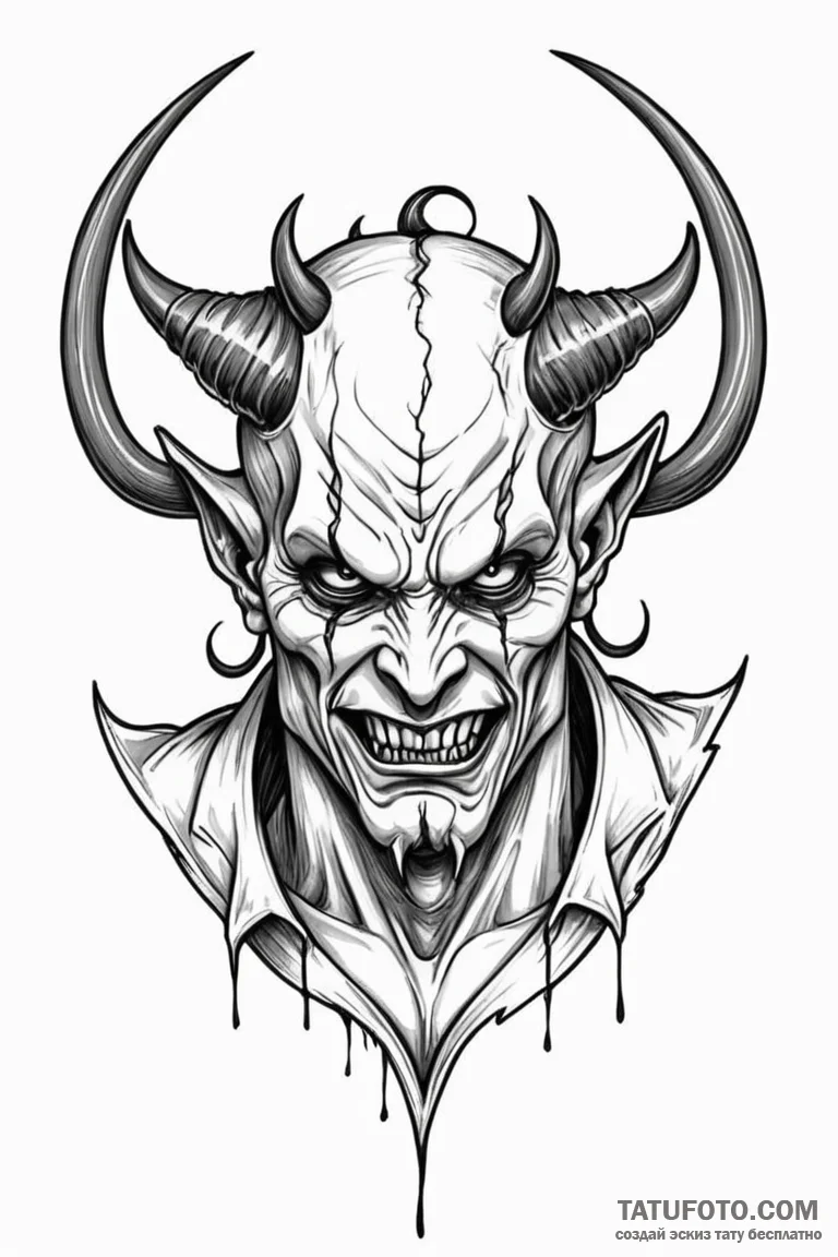 Devil - эскиз тату (№1750854471_1, 25.06.2025 12:27) — Tatufoto.com