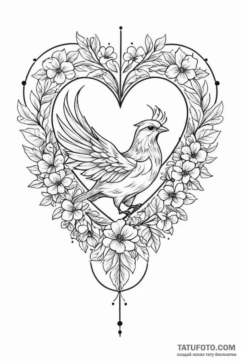 Tattoo design: a stylized geometric pattern o... - эскиз тату (№1750857977_0, 25.06.2025 13:26) — Tatufoto.com
