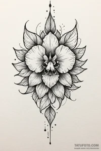 Tattoo sketch a soft, blending watercolor of... - эскиз тату (№1750864894_1, 25.06.2025 15:21) — Tatufoto.com
