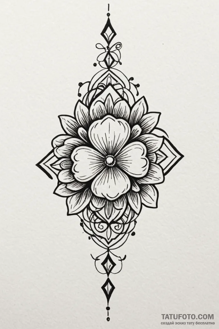 Tattoo design a tiny, personal lucky charm. - эскиз тату (№1750880919_1, 25.06.2025 19:48) — Tatufoto.com