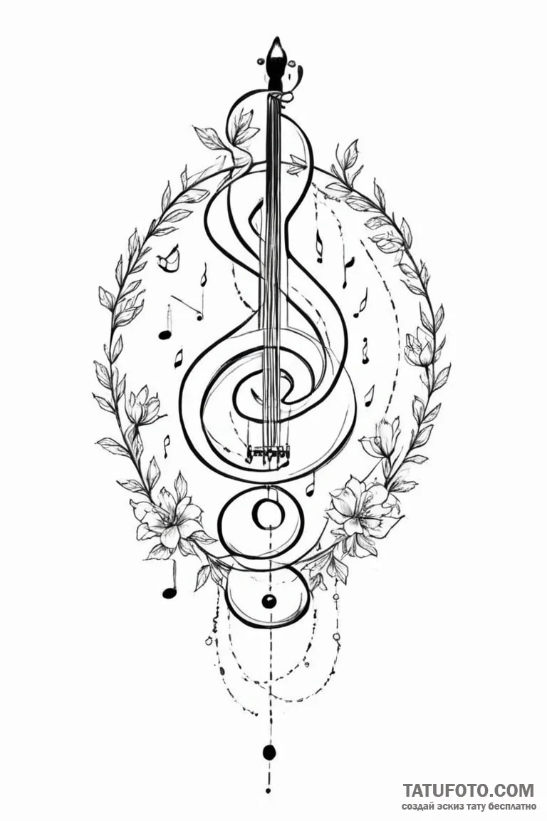 Tattoo design a zodiac animal with a subtle m... - эскиз тату (№1750882657_0, 25.06.2025 20:17) — Tatufoto.com