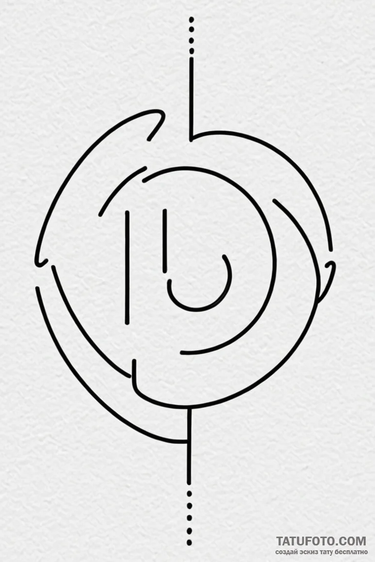 Tattoo sketch a subtle '1 up' symbol linework... - эскиз тату (№1750883663_0, 25.06.2025 20:34) — Tatufoto.com