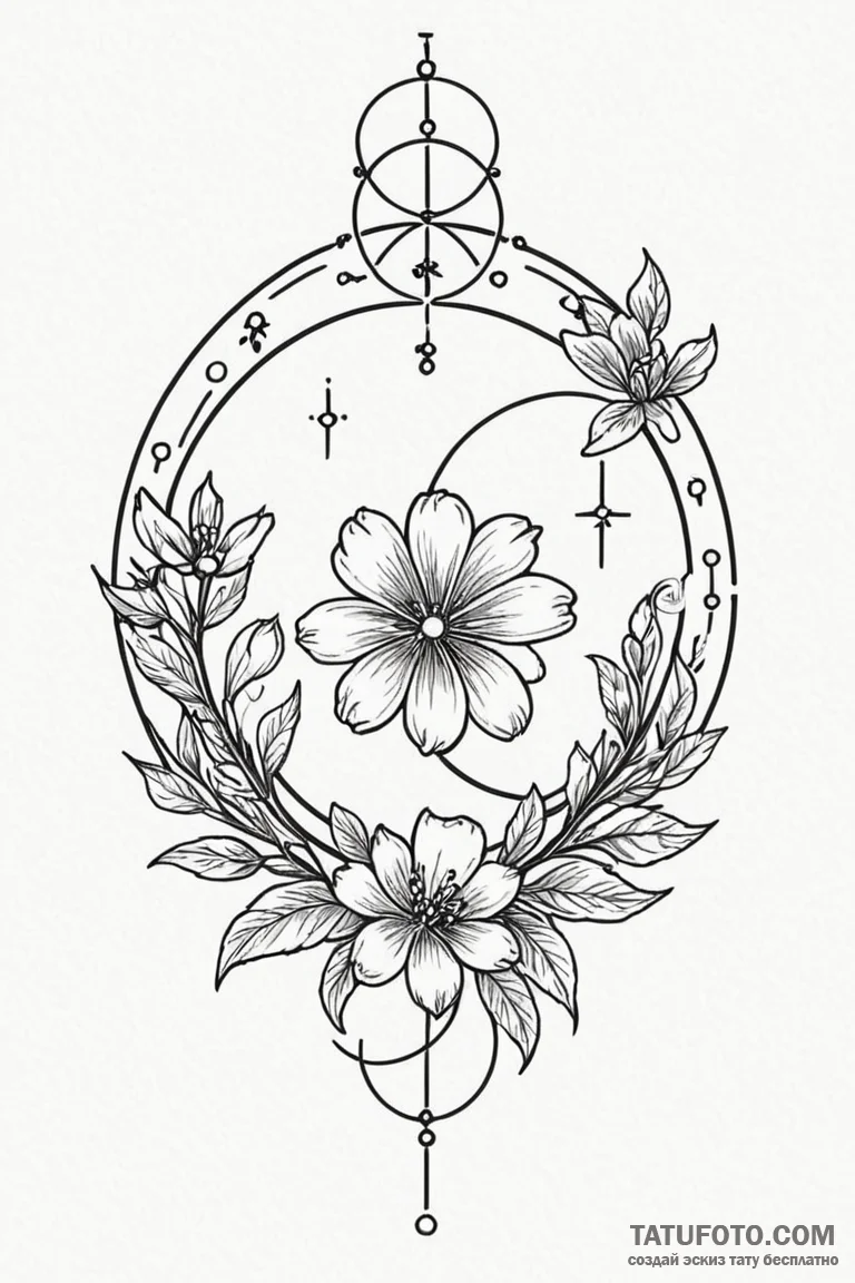 Tattoo sketch a zodiac symbol with a tiny, co... - эскиз тату (№1750895227_0, 25.06.2025 23:47) — Tatufoto.com