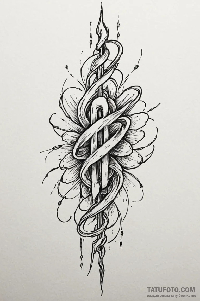 Tattoo design a powerful current of electrici... - эскиз тату (№1750897883_1, 26.06.2025 00:31) — Tatufoto.com