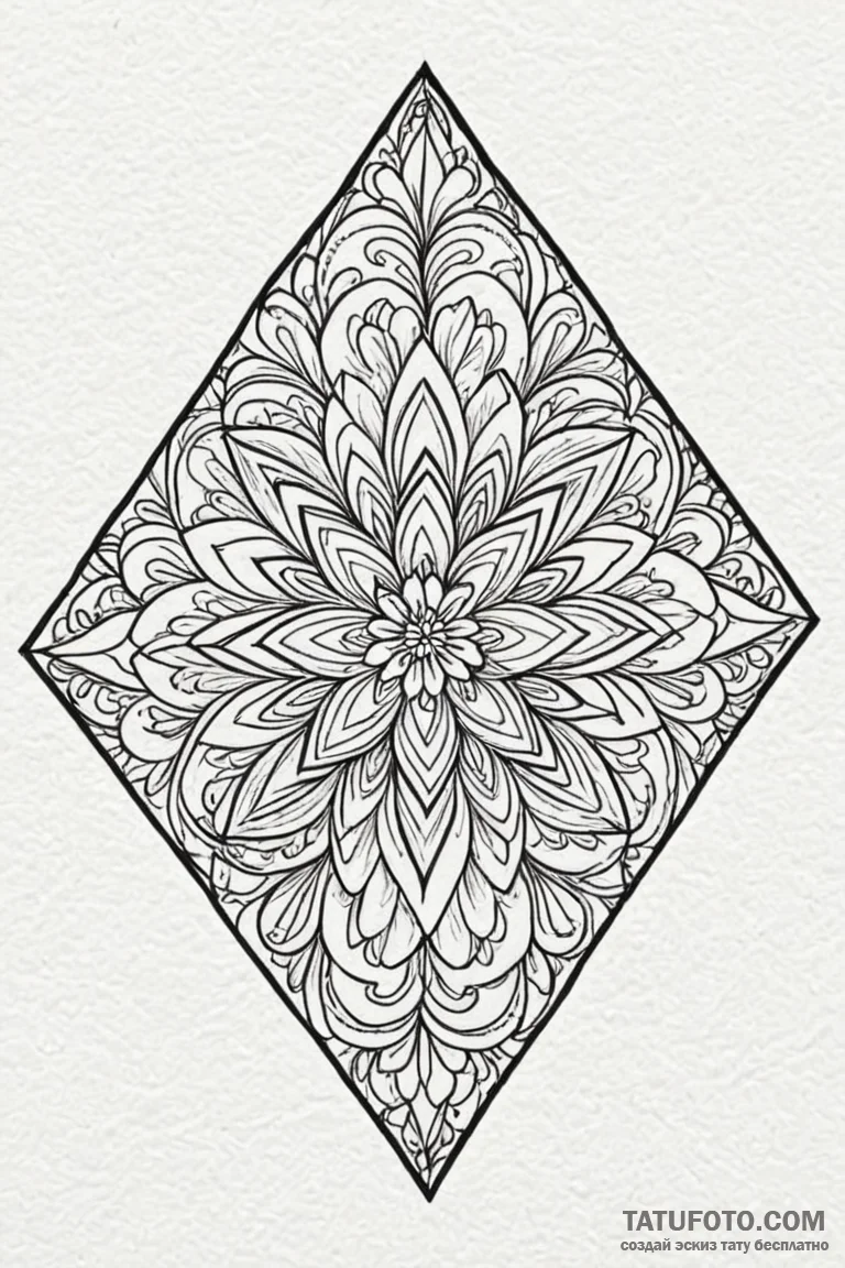 Tattoo design a quilt patch with a meaningful... - эскиз тату (№1750910545_0, 26.06.2025 04:02) — Tatufoto.com