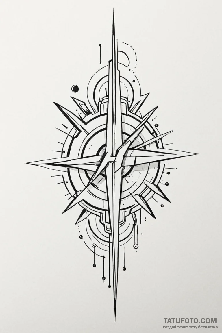 Tattoo design a glowing "hit point" counter i... - эскиз тату (№1750911363_1, 26.06.2025 04:16) — Tatufoto.com
