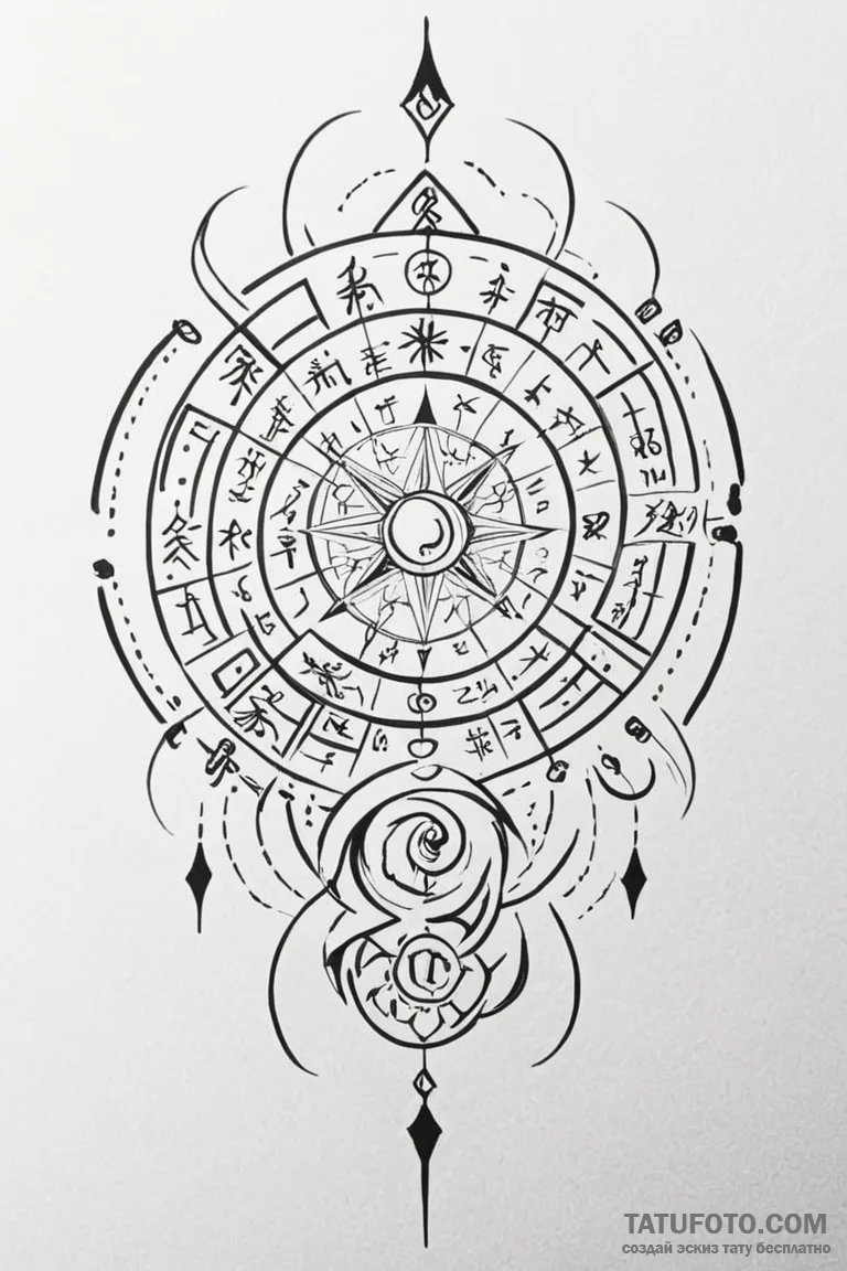 Tattoo sketch a personalized quote in the fon... - эскиз тату (№1750919572_0, 26.06.2025 06:32) — Tatufoto.com