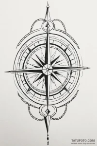 Tattoo sketch two parts of a simple compass t... - эскиз тату (№1750925767_0, 26.06.2025 08:16) — Tatufoto.com