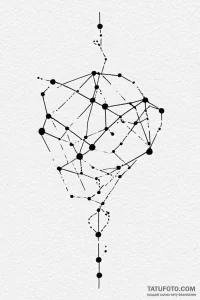 Tattoo sketch a personalized constellation un... - эскиз тату (№1750926979_1, 26.06.2025 08:36) — Tatufoto.com