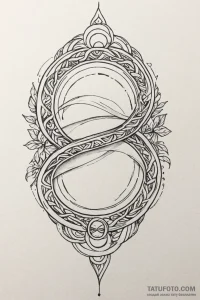 Tattoo design an ancient greek 'meander' patt... - эскиз тату (№1750927178_0, 26.06.2025 08:39) — Tatufoto.com