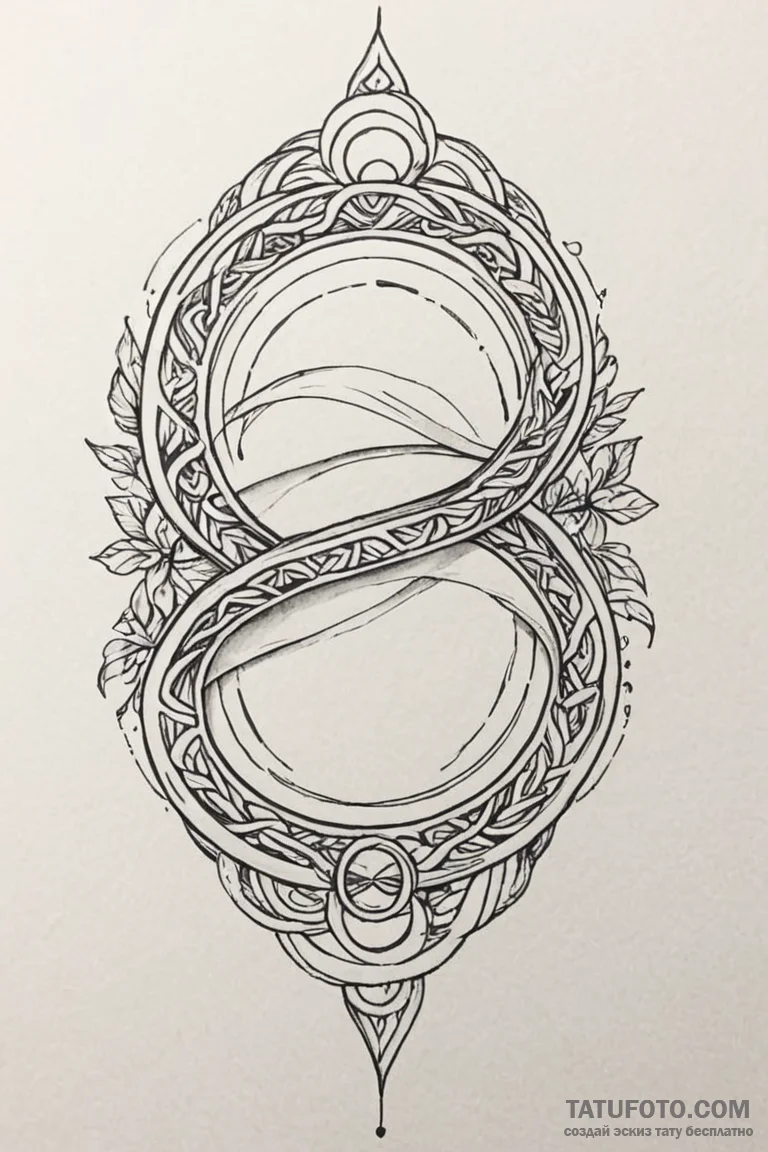 Tattoo design an ancient greek 'meander' patt... - эскиз тату (№1750927178_0, 26.06.2025 08:39) — Tatufoto.com