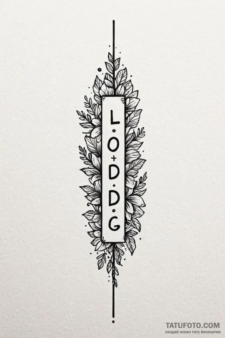 Tattoo sketch a 'loading bar' on one, gradual... - эскиз тату (№1750927704_1, 26.06.2025 08:48) — Tatufoto.com