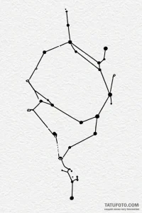 Tattoo design a specific constellation that w... - эскиз тату (№1750927905_1, 26.06.2025 08:51) — Tatufoto.com