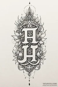Tattoo sketch 'stay a while and listen' in a... - эскиз тату (№1750928964_1, 26.06.2025 09:09) — Tatufoto.com