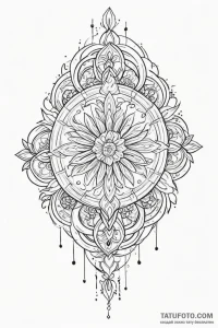 Tattoo design a "loading screen" pattern that... - эскиз тату (№1750929586_1, 26.06.2025 09:19) — Tatufoto.com
