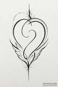 Tattoo sketch a subtle "pulse" or vibration e... - эскиз тату (№1750930117_0, 26.06.2025 09:28) — Tatufoto.com