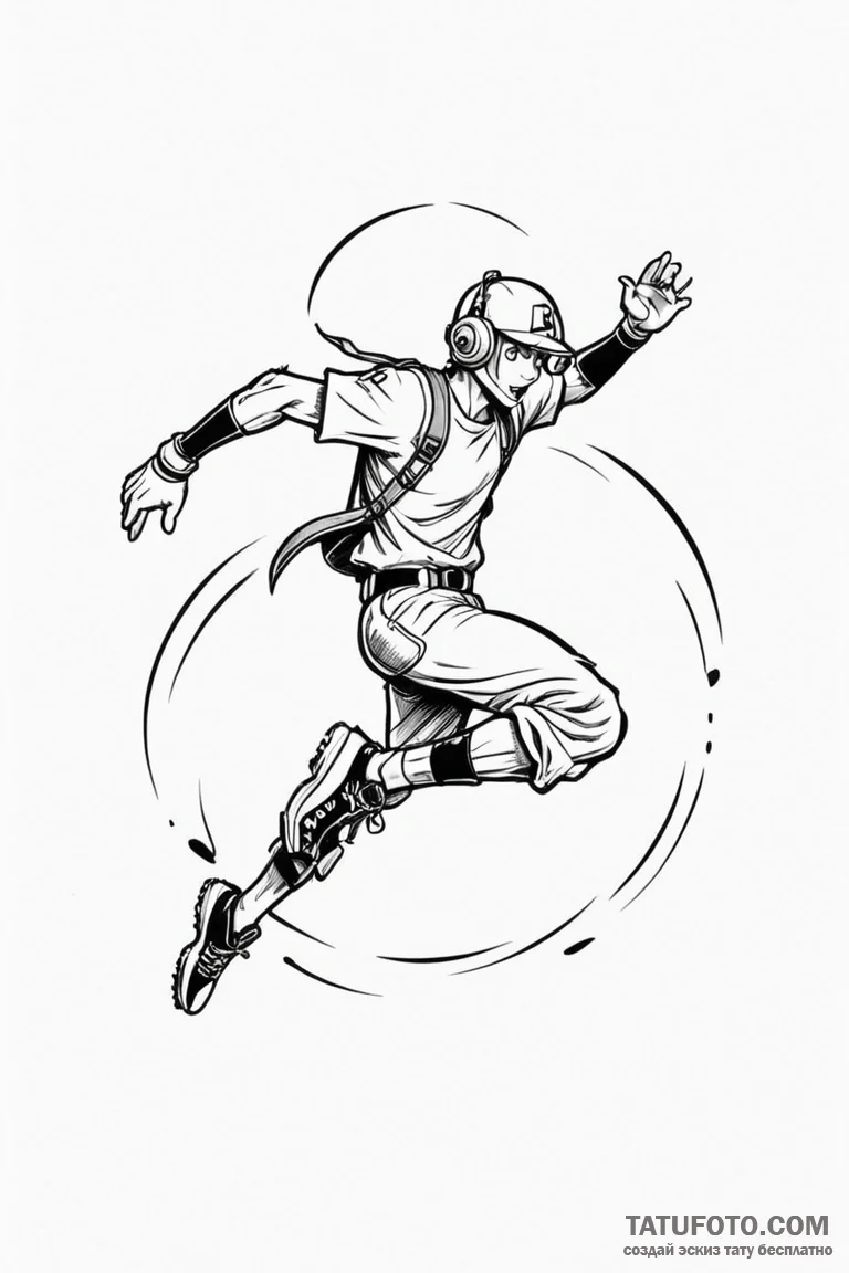 Tattoo design a retro game character's iconic... - эскиз тату (№1750930380_0, 26.06.2025 09:33) — Tatufoto.com