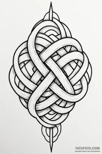 Tattoo design an abstract interpretation of "... - эскиз тату (№1750930578_1, 26.06.2025 09:36) — Tatufoto.com