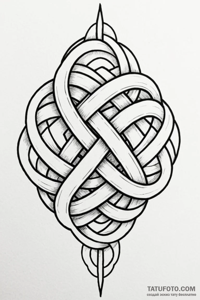 Tattoo design an abstract interpretation of "... - эскиз тату (№1750930578_1, 26.06.2025 09:36) — Tatufoto.com