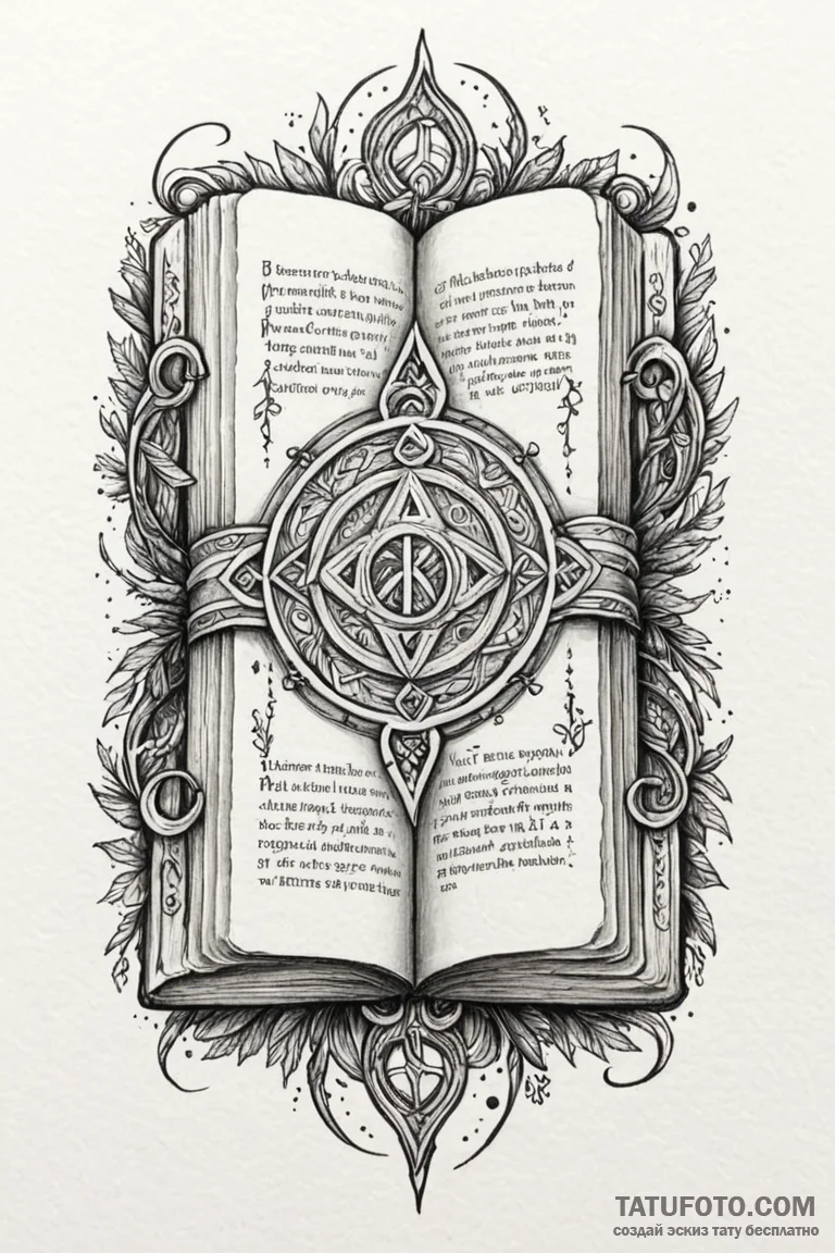 146. tattoo sketch: the rune "veda," depicted... - эскиз тату (№1750936696_1, 26.06.2025 11:18) — Tatufoto.com