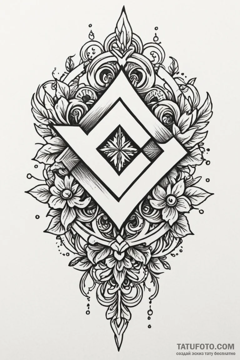 Tattoo design a "completionist" badge with a... - эскиз тату (№1750943116_0, 26.06.2025 13:05) — Tatufoto.com