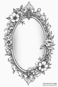 Tattoo design a mirror reflecting a different... - эскиз тату (№1750944122_0, 26.06.2025 13:22) — Tatufoto.com