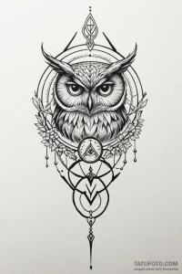 147. tattoo design: a "veda" rune with a subt... - эскиз тату (№1750948144_0, 26.06.2025 14:29) — Tatufoto.com