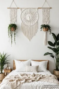 A sun-drenched, bohemian-style bedroom with l... - эскиз тату (№1750949178_0, 26.06.2025 14:46) — Tatufoto.com
