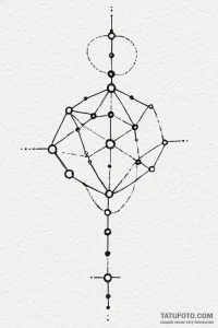 Tattoo sketch a small dotwork constellation r... - эскиз тату (№1750950024_1, 26.06.2025 15:00) — Tatufoto.com