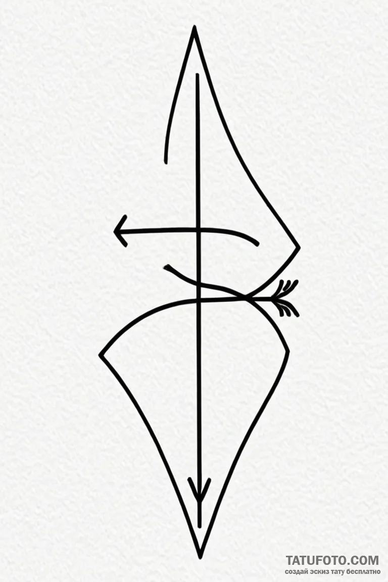 Tattoo sketch a stylized "continue" button wi... - эскиз тату (№1750956048_1, 26.06.2025 16:40) — Tatufoto.com