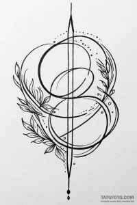 Tattoo design a symbol representing a persona... - эскиз тату (№1750961465_1, 26.06.2025 18:11) — Tatufoto.com