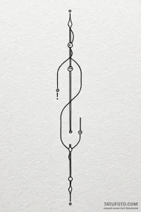 Tattoo design a subtle "connector" element, l... - эскиз тату (№1750964514_0, 26.06.2025 19:01) — Tatufoto.com