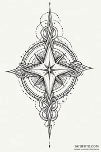 Tattoo sketch: the svarozhich symbol (often a... - эскиз тату (№1750965700_0, 26.06.2025 19:21) — Tatufoto.com