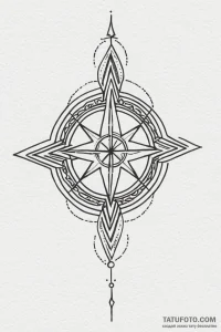 Tattoo sketch: the svarozhich symbol (often a... - эскиз тату (№1750965700_1, 26.06.2025 19:21) — Tatufoto.com