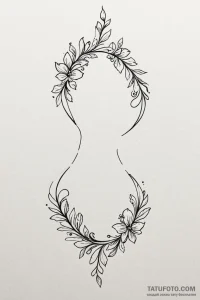 Tattoo design a waistline emphasized by delic... - эскиз тату (№1750969283_1, 26.06.2025 20:21) — Tatufoto.com