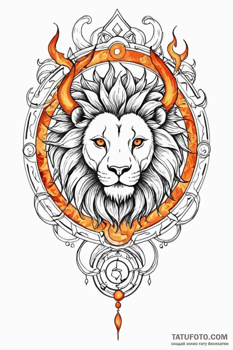 Tattoo design a zodiac sign with a background... - эскиз тату (№1750973437_0, 26.06.2025 21:30) — Tatufoto.com