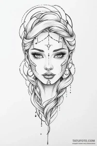 Tattoo design a fluid, powerful stroke that o... - эскиз тату (№1750992141_0, 27.06.2025 02:42) — Tatufoto.com
